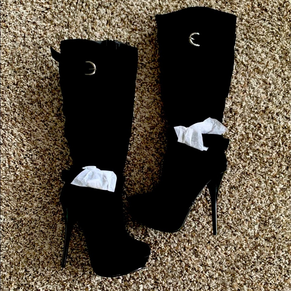 Women- suede tall boots